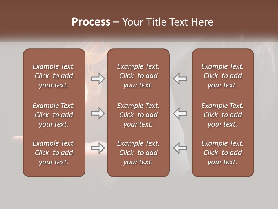White Part Supply PowerPoint Template