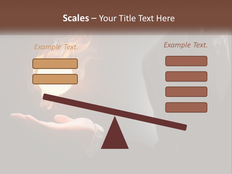 White Part Supply PowerPoint Template