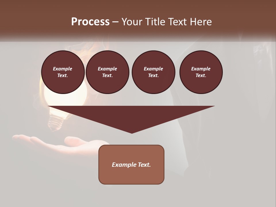 White Part Supply PowerPoint Template