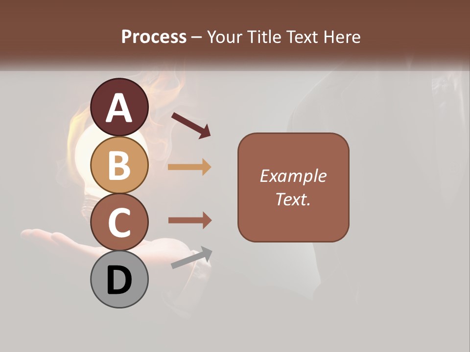 White Part Supply PowerPoint Template
