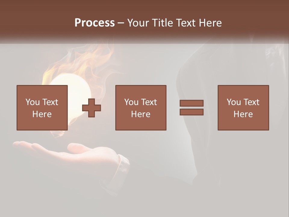 White Part Supply PowerPoint Template