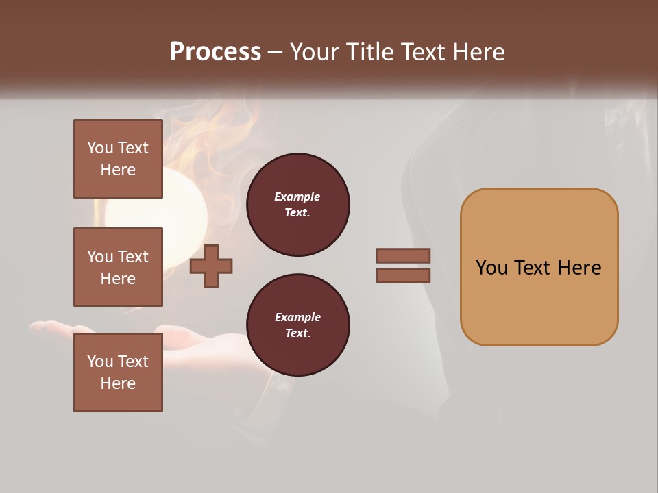 White Part Supply PowerPoint Template
