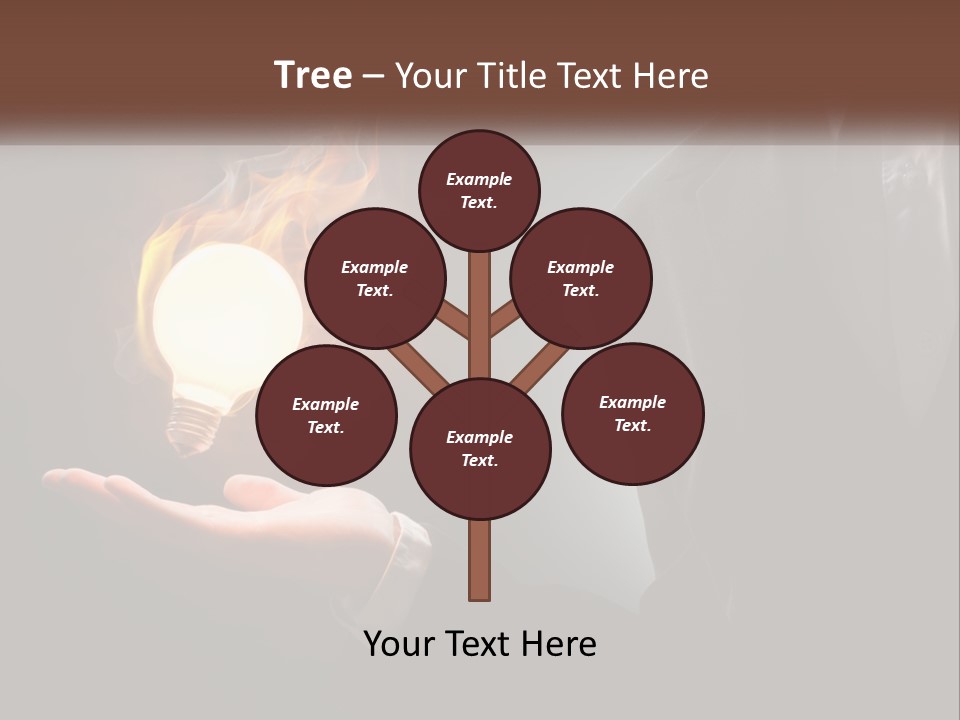 White Part Supply PowerPoint Template