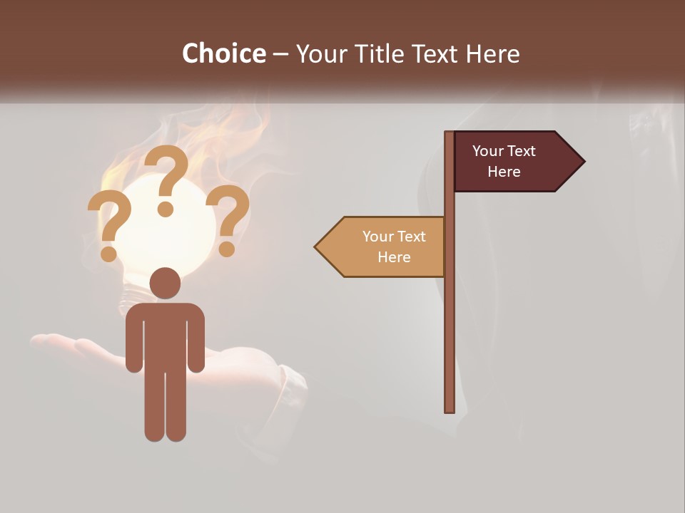 White Part Supply PowerPoint Template