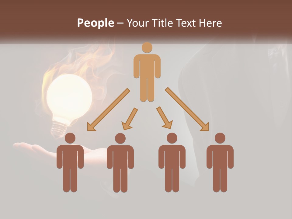 White Part Supply PowerPoint Template