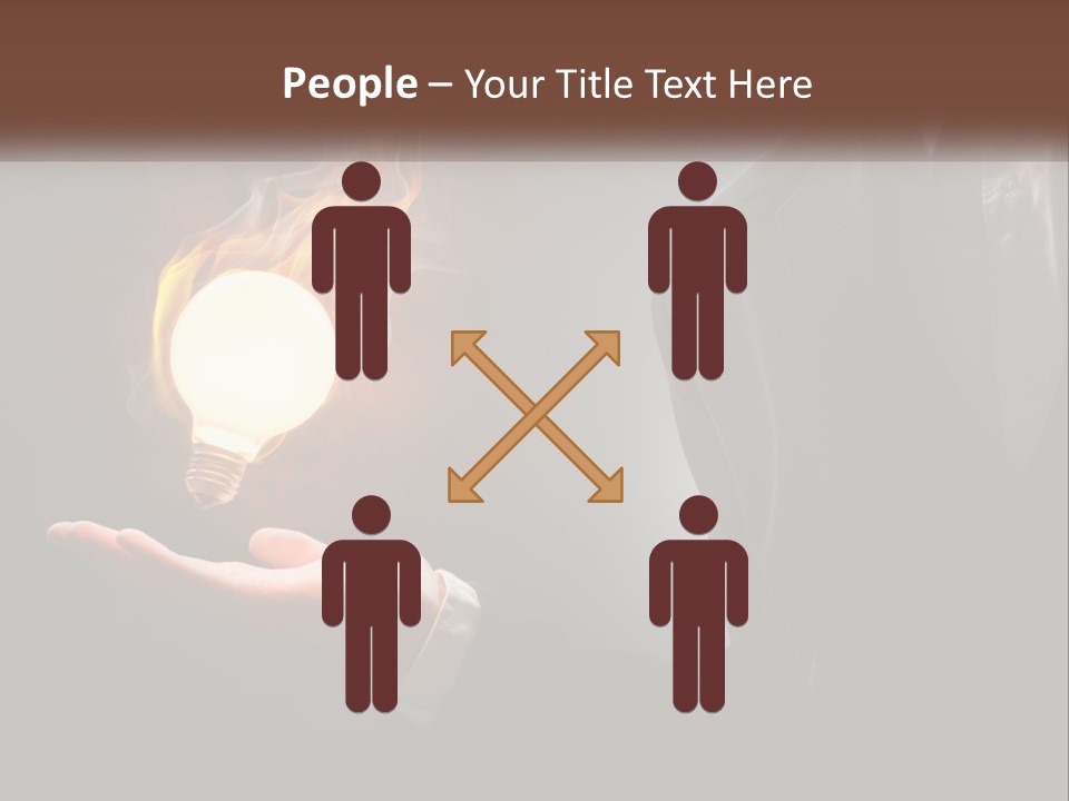 White Part Supply PowerPoint Template