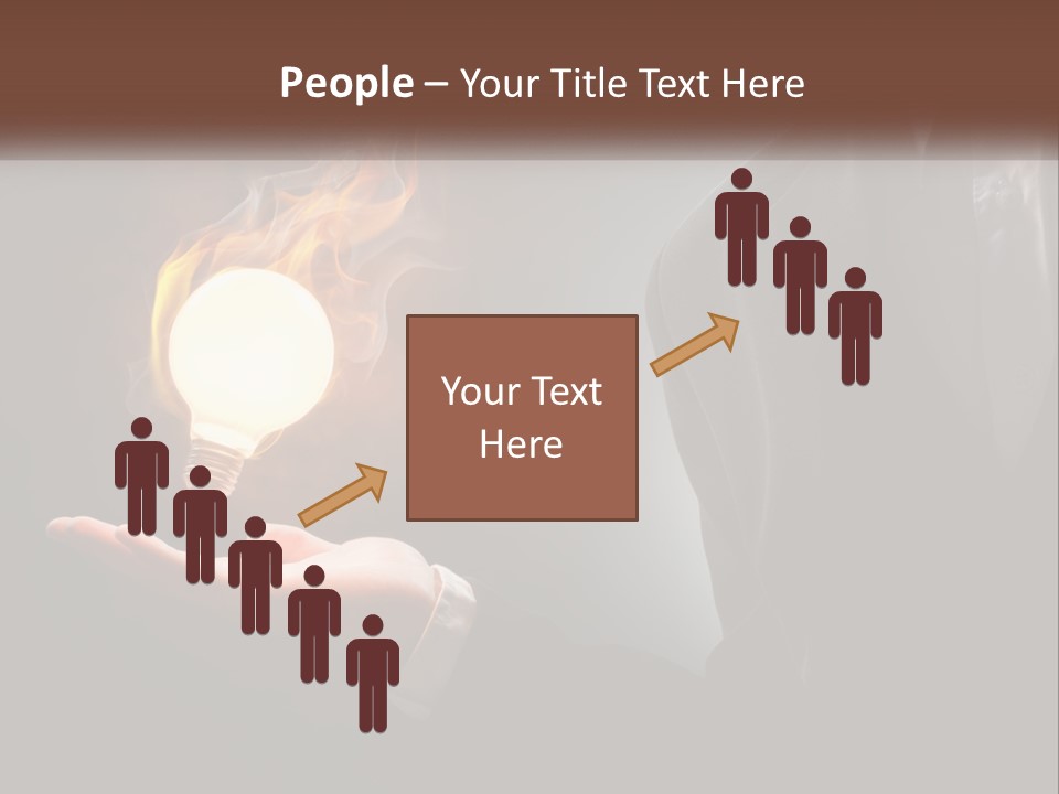 White Part Supply PowerPoint Template