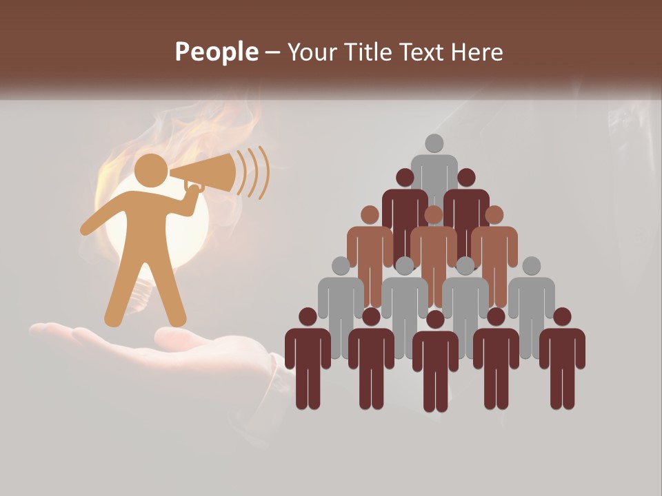 White Part Supply PowerPoint Template