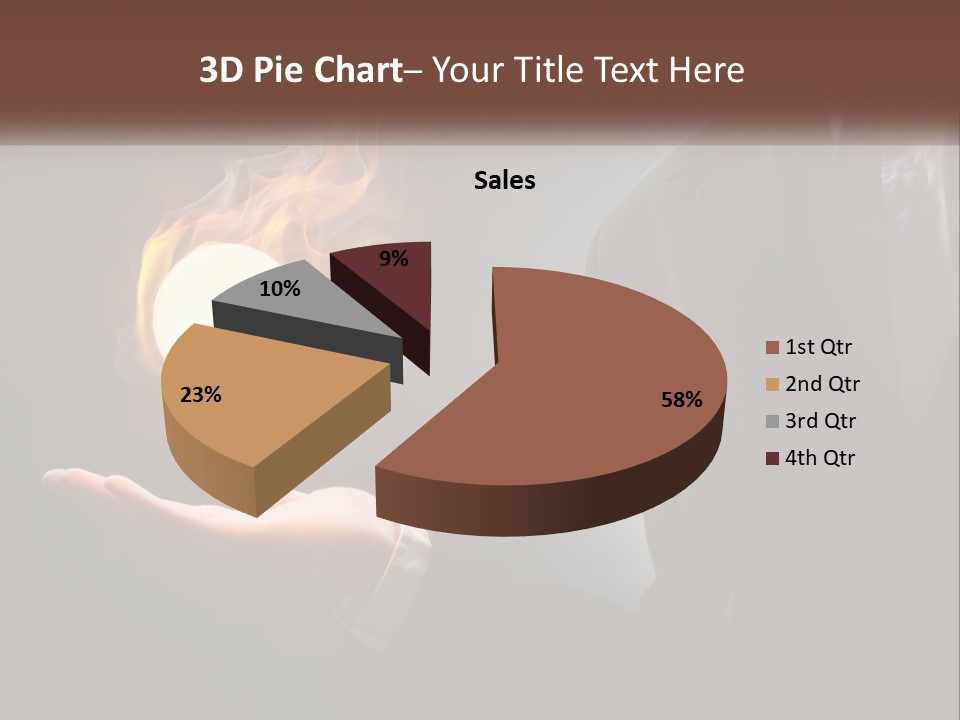 White Part Supply PowerPoint Template