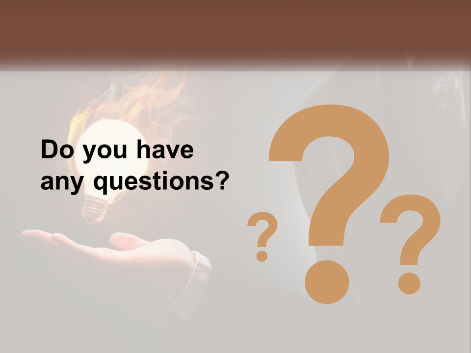 White Part Supply PowerPoint Template