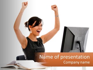 White System Unit PowerPoint Template