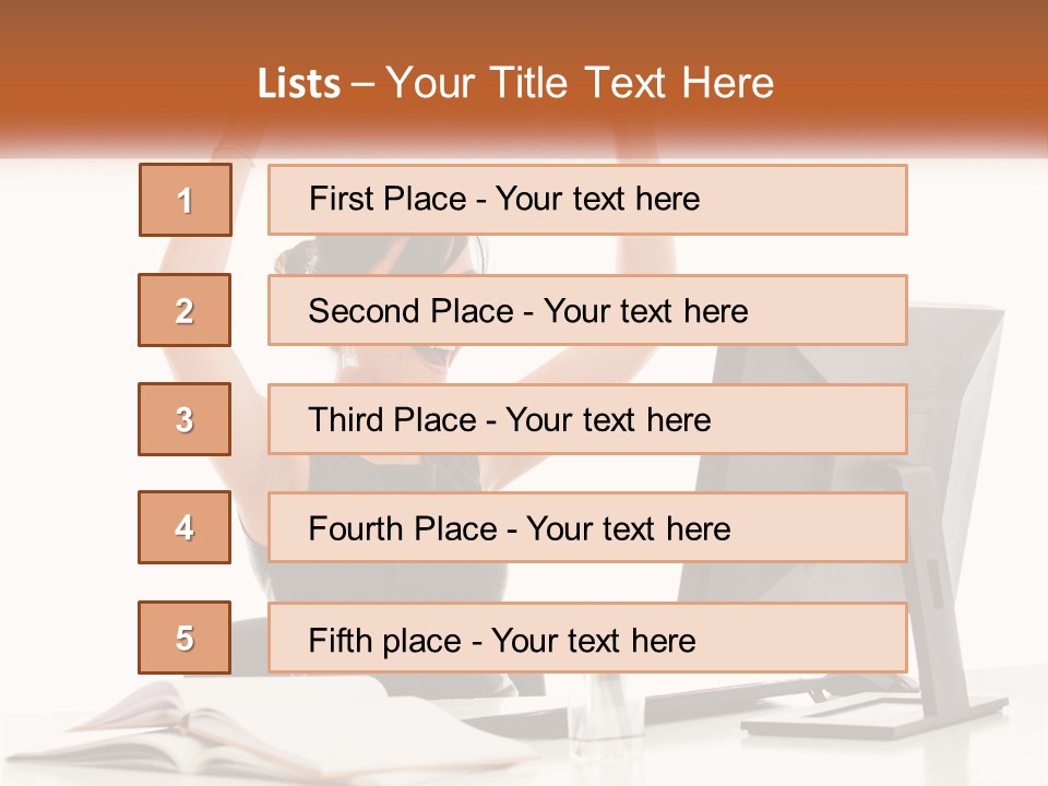 White System Unit PowerPoint Template