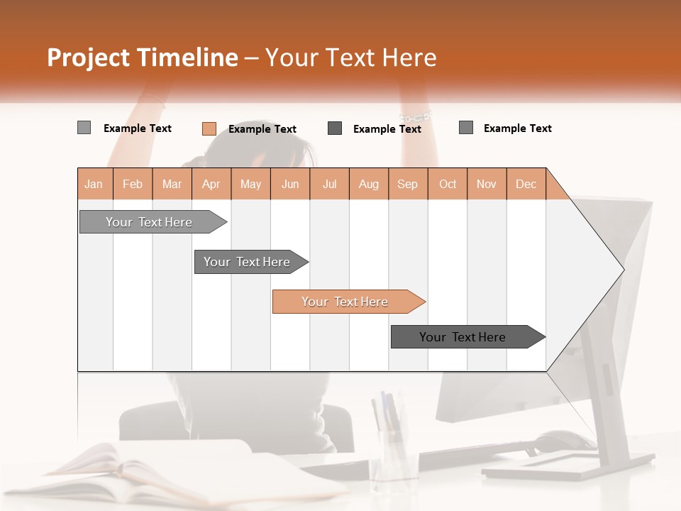 White System Unit PowerPoint Template