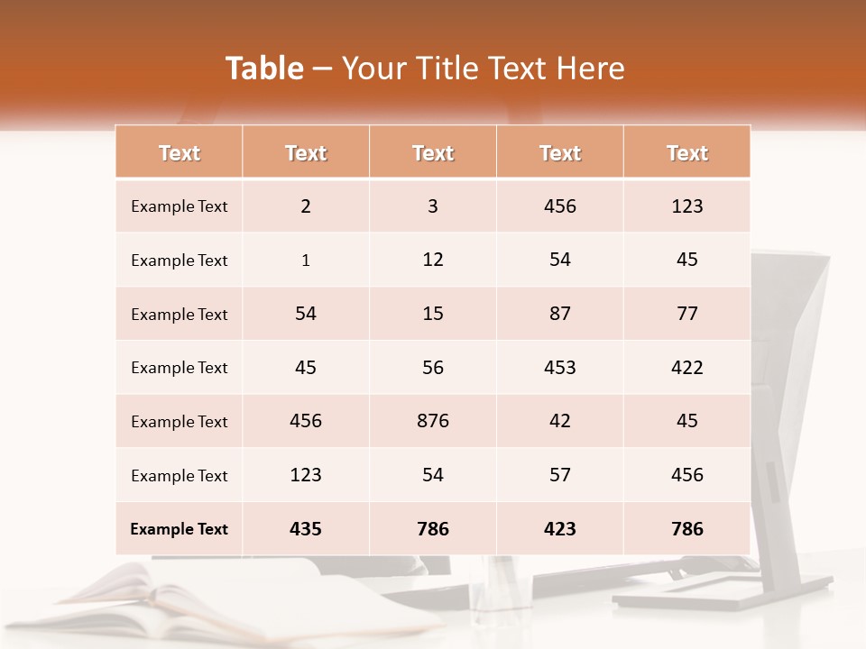 White System Unit PowerPoint Template
