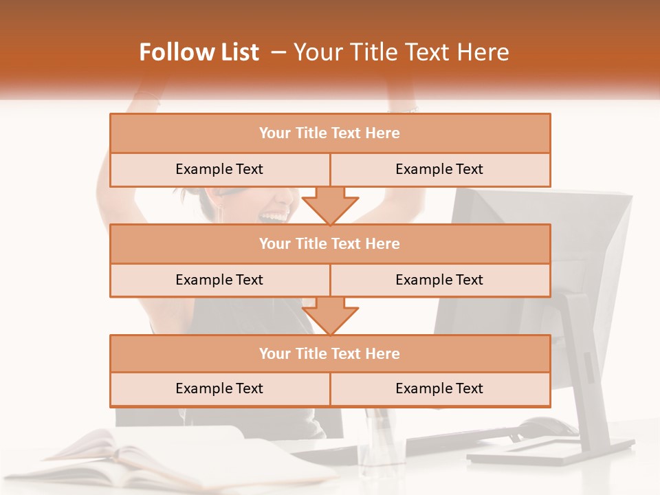 White System Unit PowerPoint Template