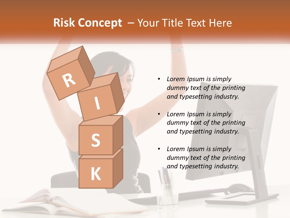 White System Unit PowerPoint Template