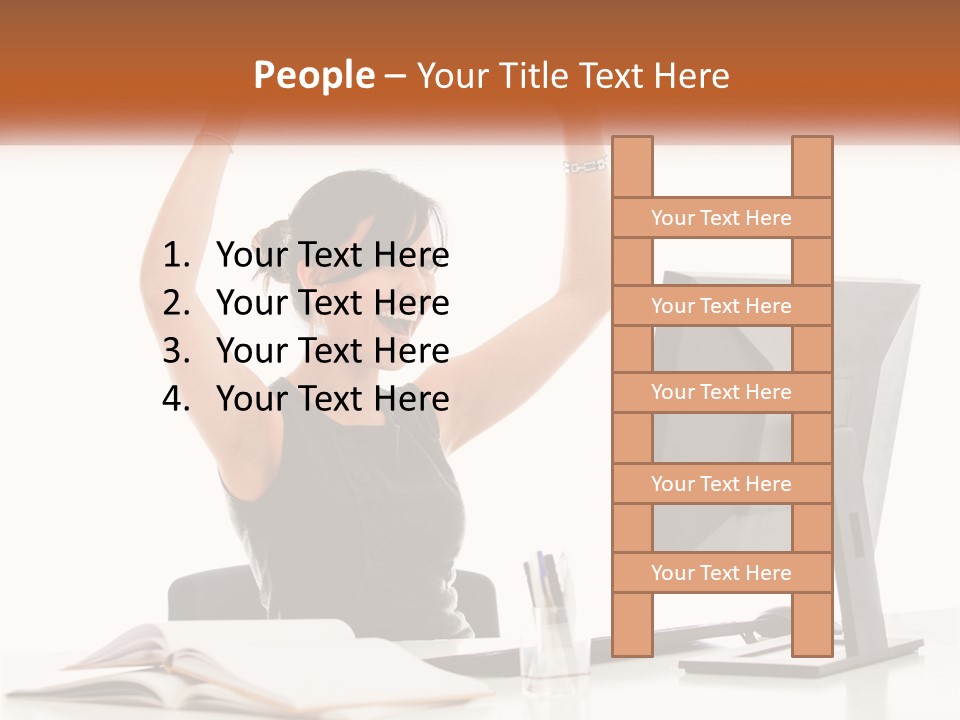 White System Unit PowerPoint Template