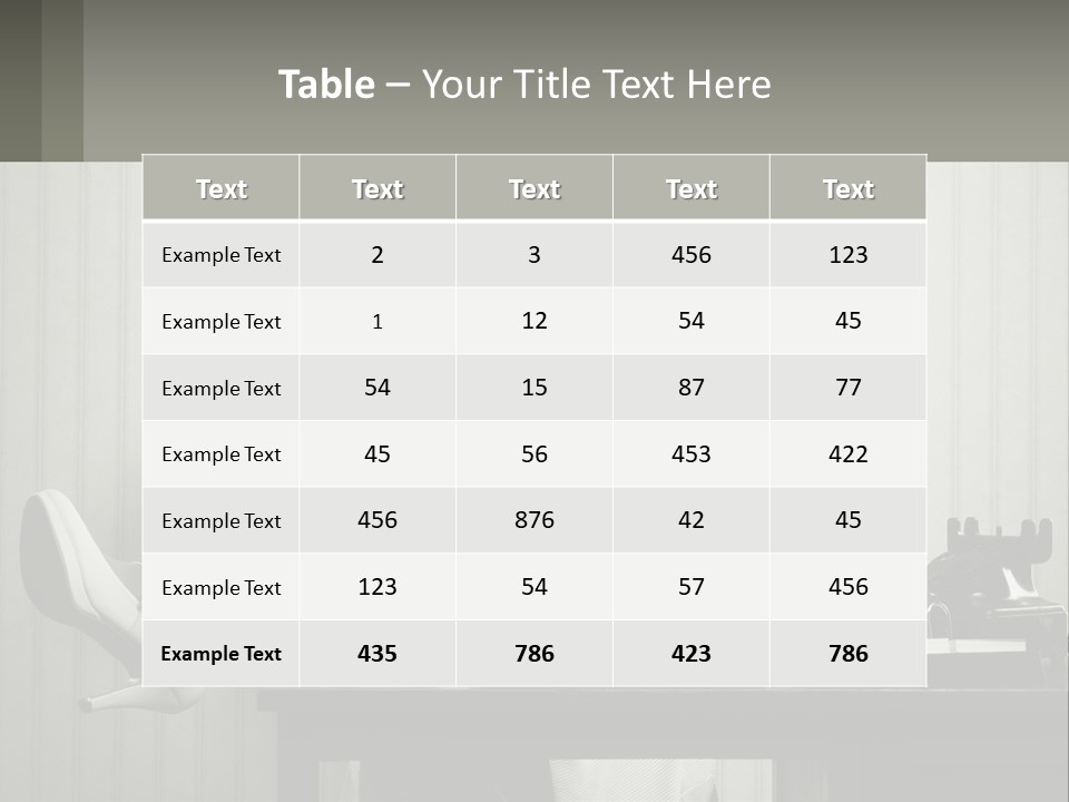 Cold Home Industry PowerPoint Template