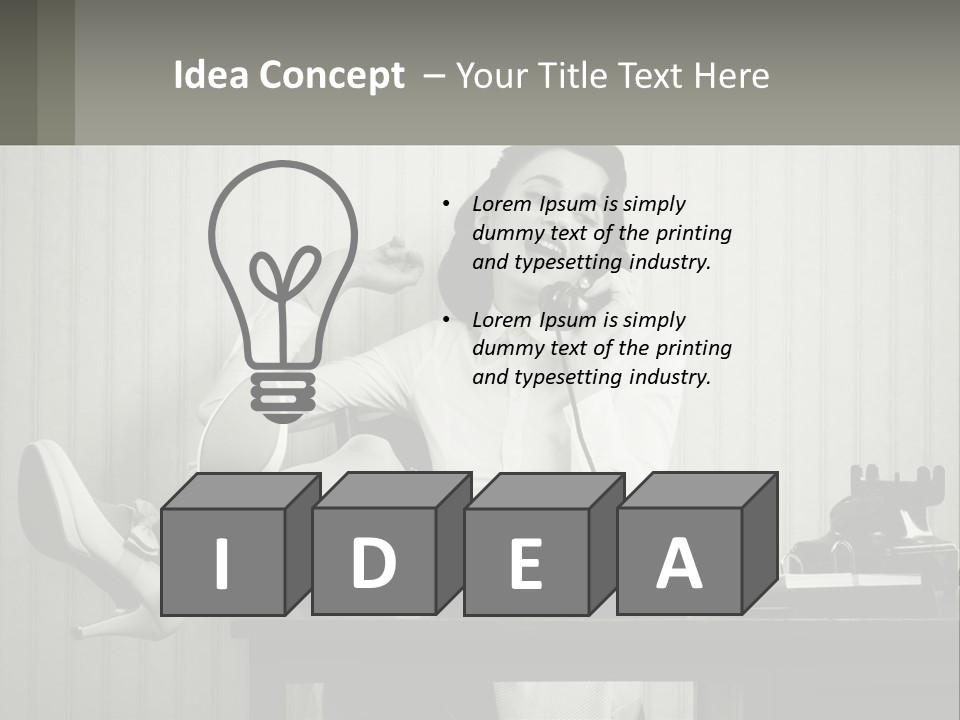 Cold Home Industry PowerPoint Template