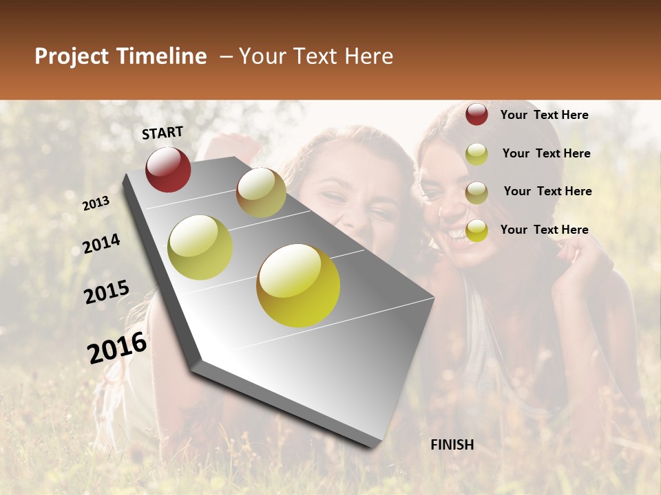 Technology Cool Climate PowerPoint Template
