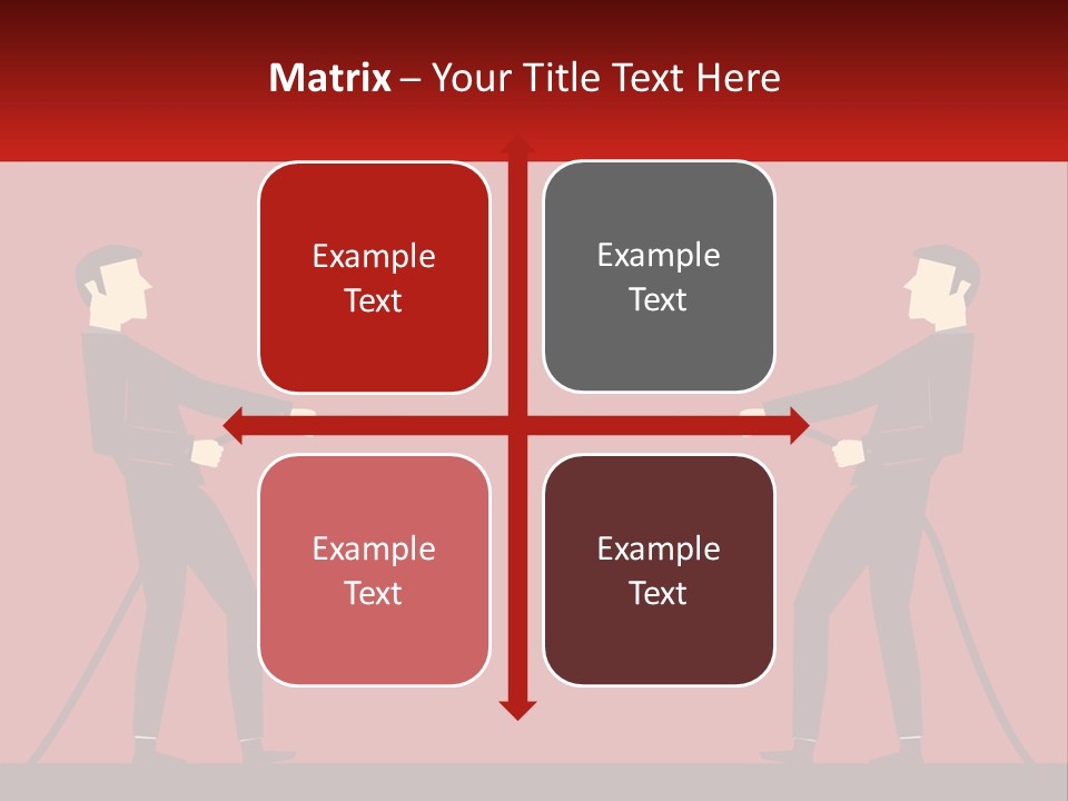 White Equipment House PowerPoint Template