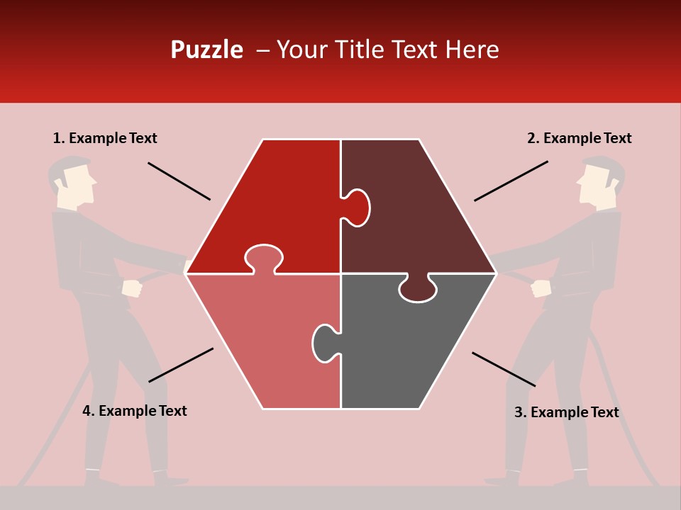 White Equipment House PowerPoint Template