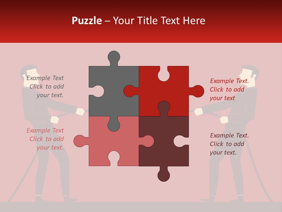 White Equipment House PowerPoint Template