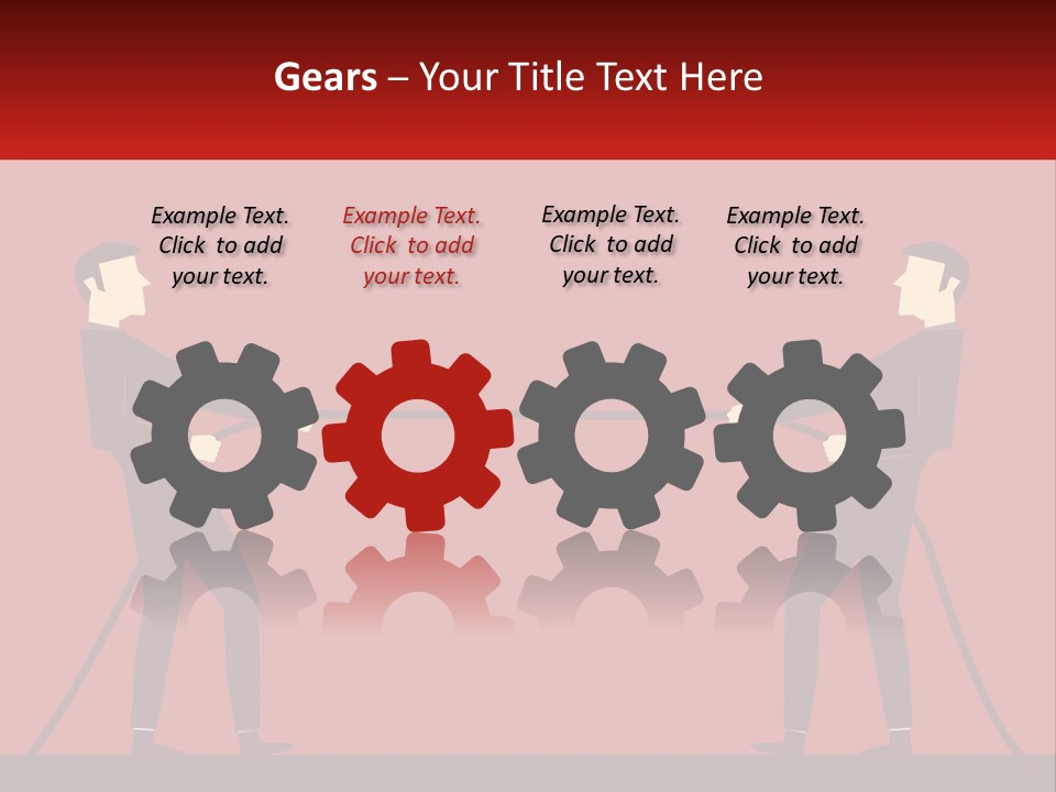 White Equipment House PowerPoint Template