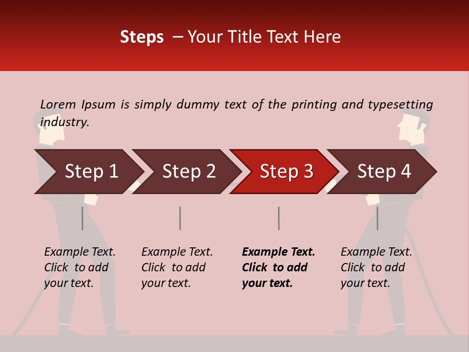 White Equipment House PowerPoint Template