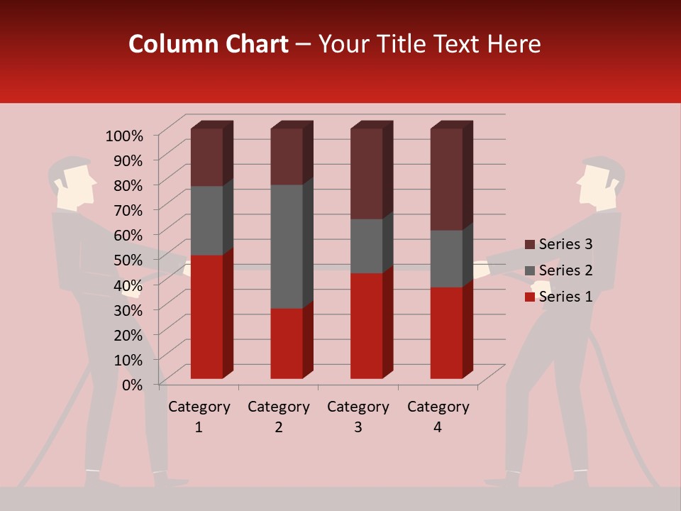 White Equipment House PowerPoint Template