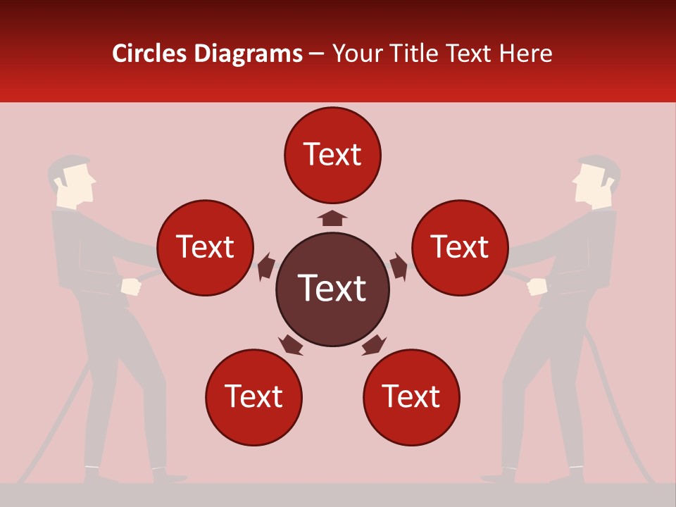 White Equipment House PowerPoint Template