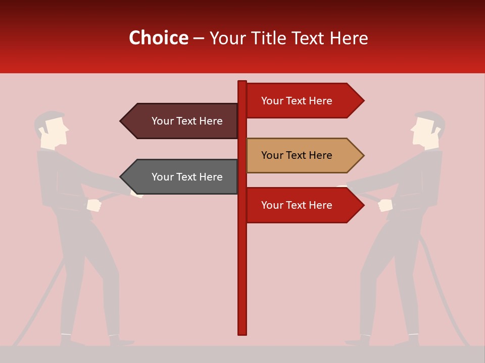 White Equipment House PowerPoint Template