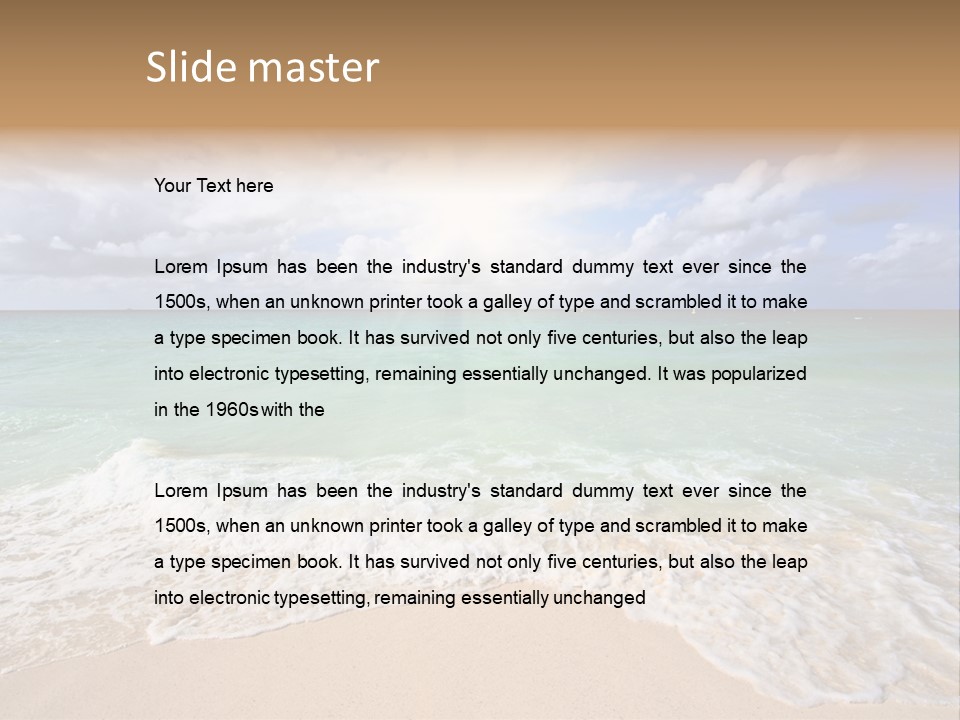 Electricity Supply Ventilation PowerPoint Template
