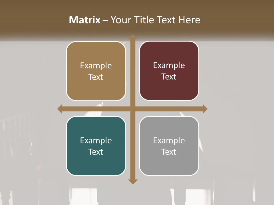 Cold Cool White PowerPoint Template