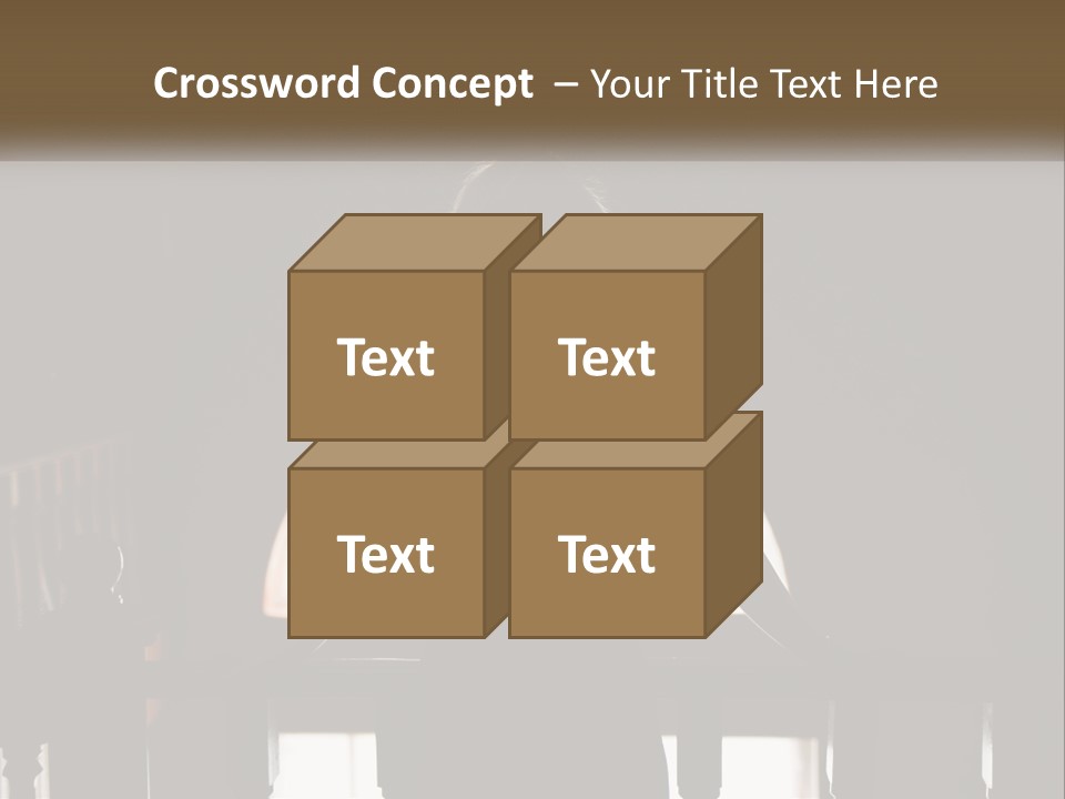 Cold Cool White PowerPoint Template