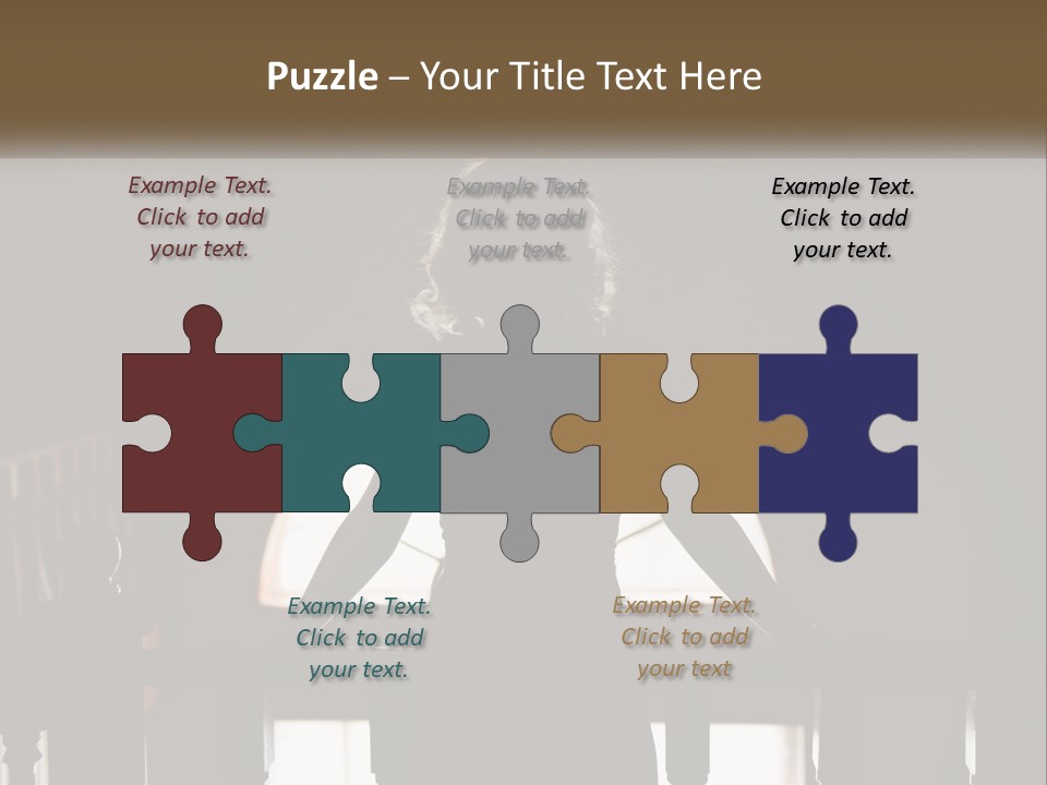 Cold Cool White PowerPoint Template