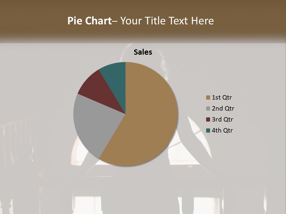 Cold Cool White PowerPoint Template