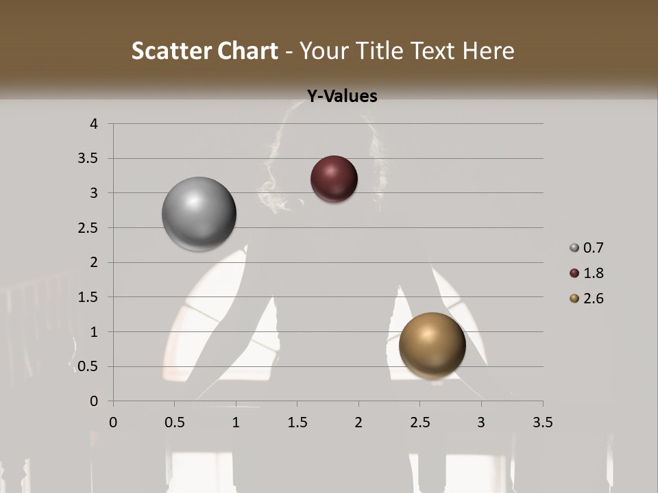 Cold Cool White PowerPoint Template