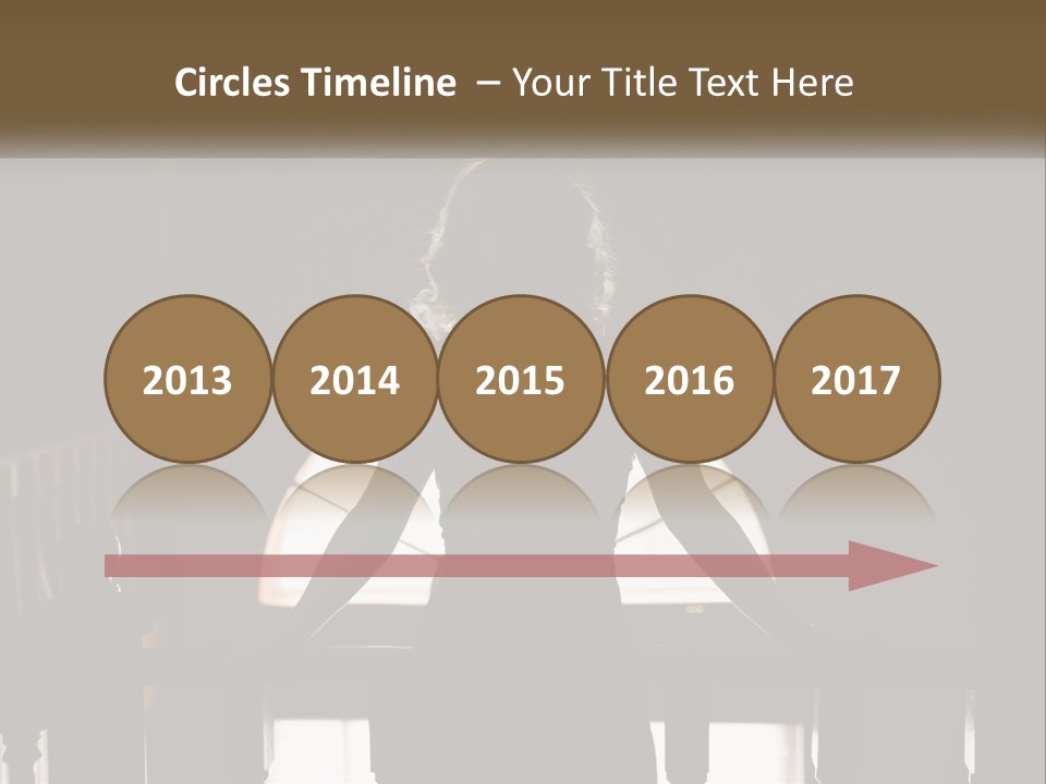 Cold Cool White PowerPoint Template