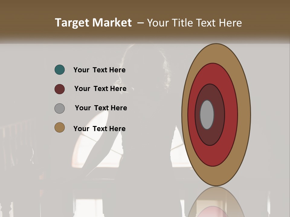 Cold Cool White PowerPoint Template