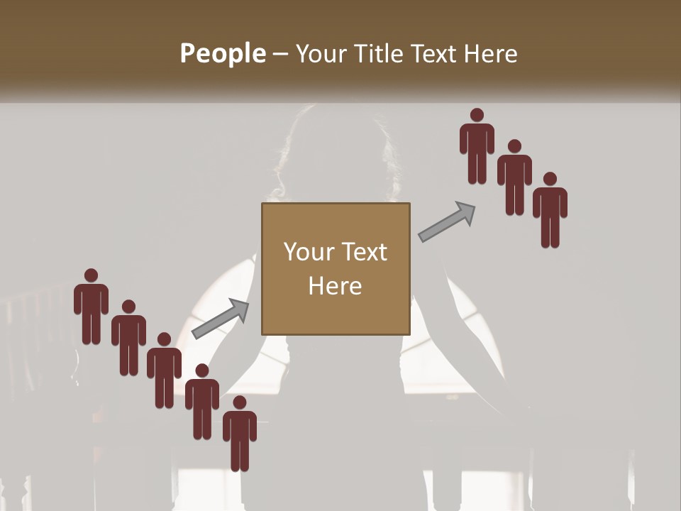 Cold Cool White PowerPoint Template