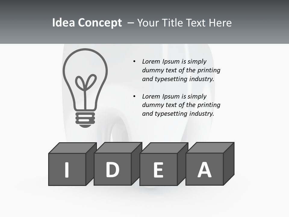 Switch Unit Remote PowerPoint Template