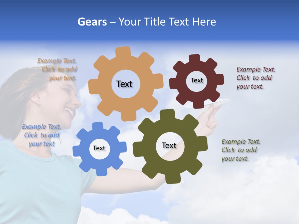 Equipment Remote Electric PowerPoint Template