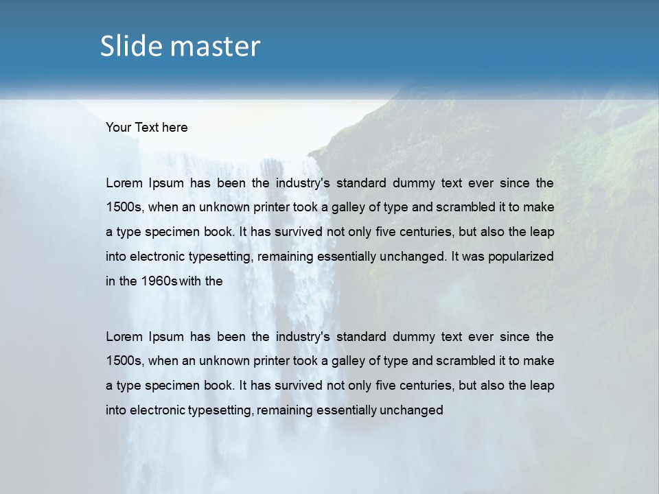 Cooling Power Cool PowerPoint Template