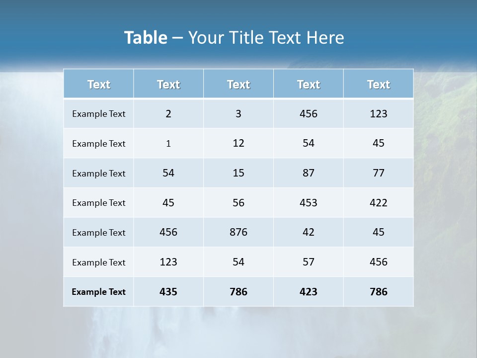 Cooling Power Cool PowerPoint Template