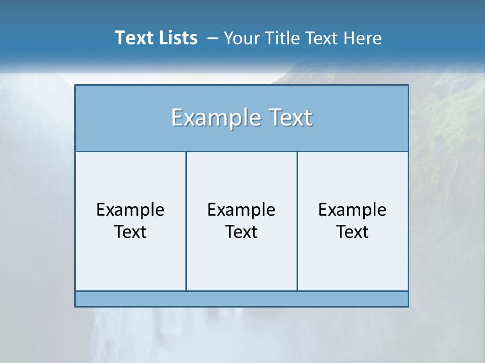 Cooling Power Cool PowerPoint Template