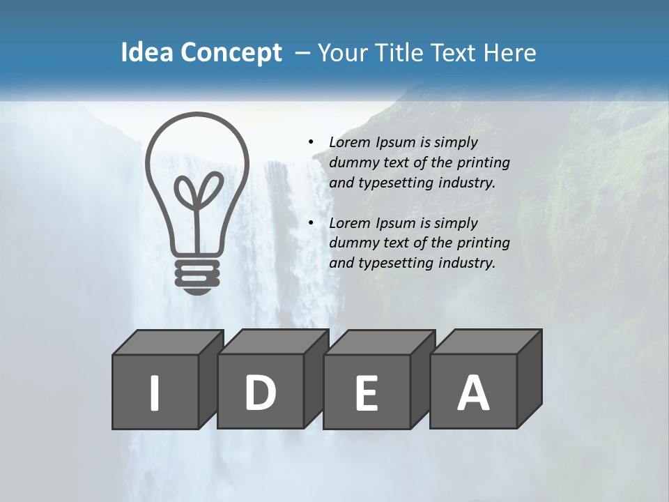 Cooling Power Cool PowerPoint Template