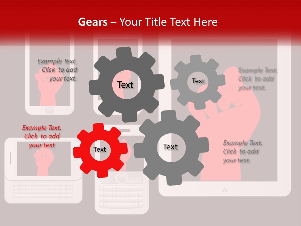 System Conditioner Climate PowerPoint Template