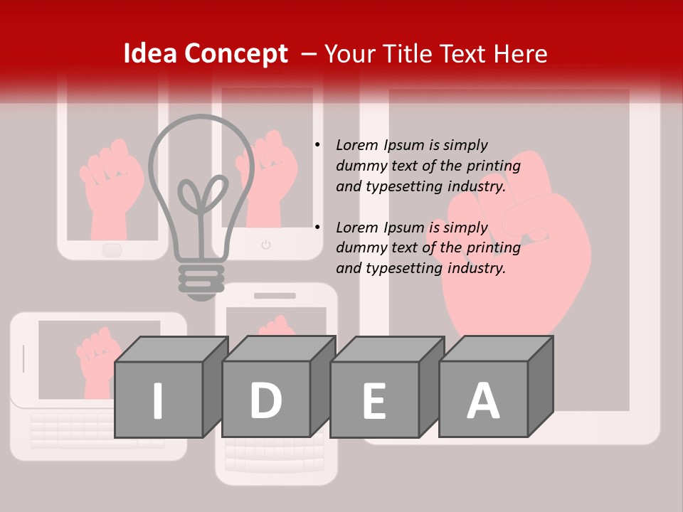 System Conditioner Climate PowerPoint Template