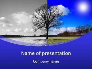 Home Conditioner Electricity PowerPoint Template